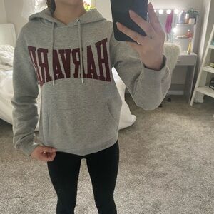 Harvard Gray Hoodie for Women